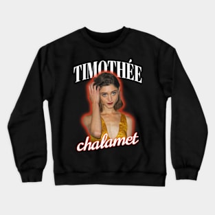 Timothee Chalamet ~ Natalia Dyer cursed Crewneck Sweatshirt